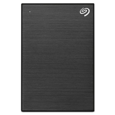 Seagate One Touch External HDD Black Standing Up View