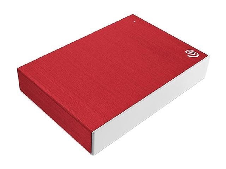 Seagate One Touch Rojo 5TB Vista Isometrica