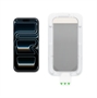 SFA164bg-LA InvisiGlass Privacy Tempered Glass Screen Protector-Front View 2