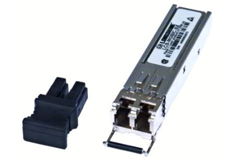 Transceptor Óptico SFP Gigabit Multimodo 850nm-Vista en Uso