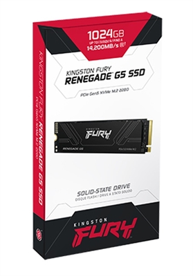 SFYR2S/2T0 SSD Kingston FURY Renegade G5 de 2TB M.2 PCIe 5.0-Vista Caja