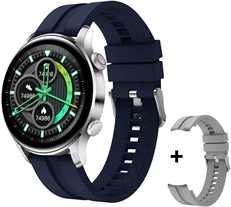ArgomTech SKEIWATCH C60  - SmartWatch for Android / iOS, 1.32" IPS, 260mAh, Charging Wired, Silver and Dark Blue
