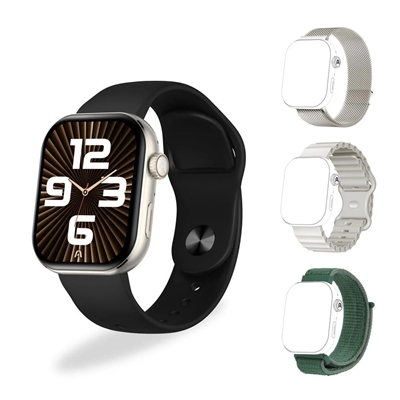 Reloj Inteligente SkeiWatch S40 Beige-Vista Frontal