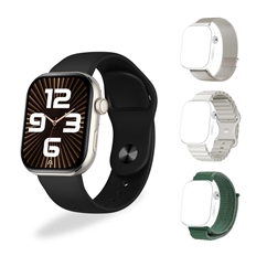 ArgomTech SkeiWatch S40  - Reloj Inteligente para Android / iOS, Pantalla TFT de 2.01", Llamadas BT, Beige