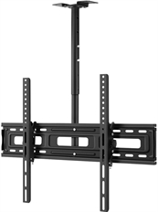 Steren STV-065 - Ceiling Mount for Monitor, Black, 32'' to 65'', Maximum Weight 40Kg, Steel and plastic