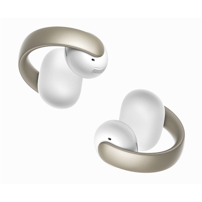 Soundcore AeroClip Open-Ear Earbuds with Charging Case-White-Frontal View