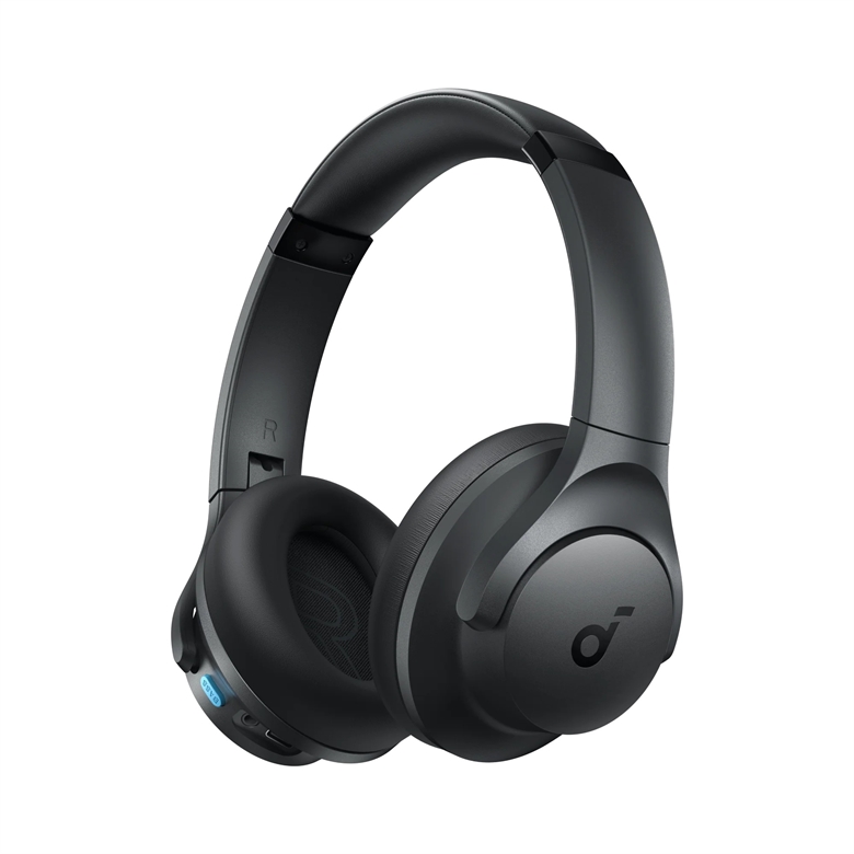 Soundcore Q11i Wireless Over-Ear Headphones Gray-lateral View