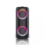Multilaser Mini PulseBox - Parlante, Bluetooth 5.0, 30W RMS, Luces LED, Batería Recargable, Negro
