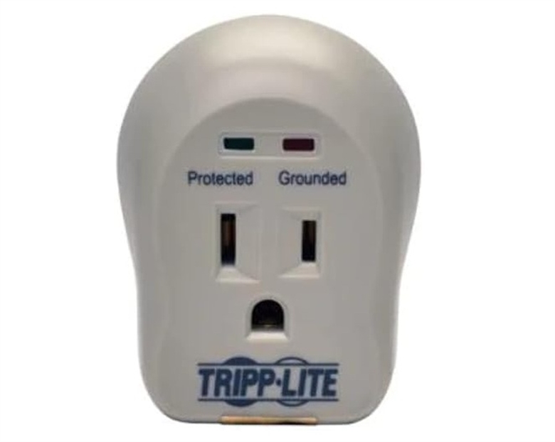SPIKECUBE Tripp-Lite-1-Outlet-Surge-Protector-Front View