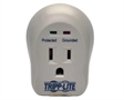SPIKECUBE Tripp-Lite-1-Outlet-Surge-Protector-Front View
