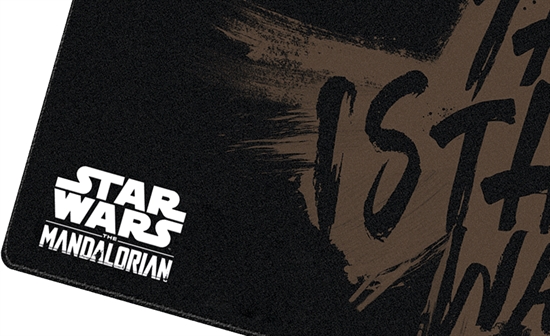 Star Wars Mouse Pad M of the Mandalorian Logo Views