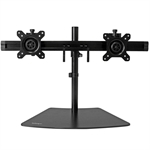 StarTech.com ARMBARDUO - Dual Monitor Stand, Black, Up to 24", Max Weight 8Kg per arm, Steel and Aluminum