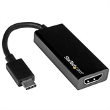 StarTech CDP2HD - Adaptador de Video, USB-C Macho a HDMI Hembra, Hasta 3840 x 2160, 6.7cm, Negro