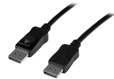StarTech.com DISPL15MA - Cable de Video Activo, DisplayPort Macho a DisplayPort Macho, Hasta 3840 x 2160p a 30Hz, 15m, Negro