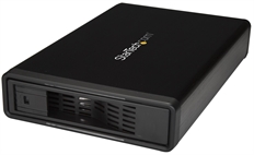 StarTech.com S351BMU33ET - Carcasa de Disco Duro Formato 3.5", SATA III a eSATA o USB 3.0, 10TB