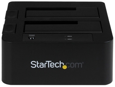 StarTech.com SDOCK2U33EB - Docking Station de Disco Duro Formato 2.5" o 3.5", SATA III a eSATA o USB 3.0, 4TB por Ranura