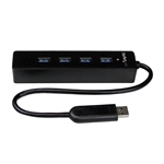 StarTech.com ST4300PBU3 - USB Hub, 4 Ports, USB-A 3.0, 5Gbps