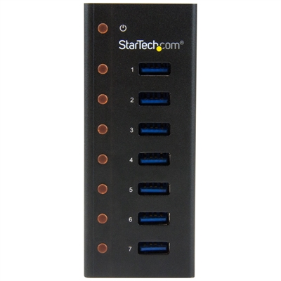 StarTech.com ST7300U3M 7 Ports USB HUB 3.0 Top View