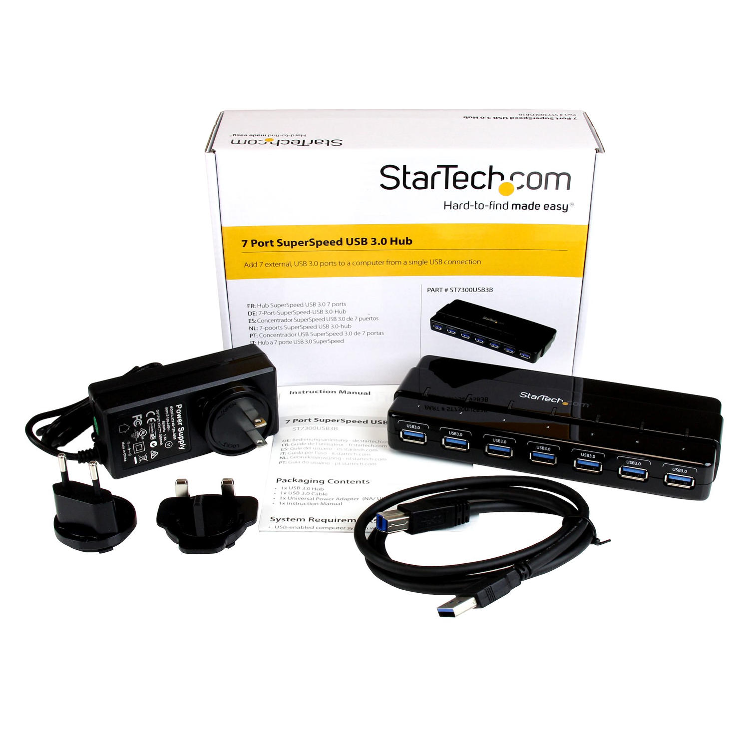 StarTech.com HB31C4AB  StarTech.com Hub Concentrador USB C de 4