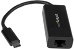 StarTech.Com US1GC30B - Adaptador USB, USB Tipo-C Macho a Gigabit Ethernet, USB 3.1 Gen 1, Negro