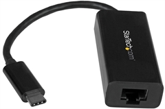 StarTech.Com US1GC30B - USB Adapter, USB Type-C Male to Gigabit Ethernet, USB 3.1 Gen 1, Black