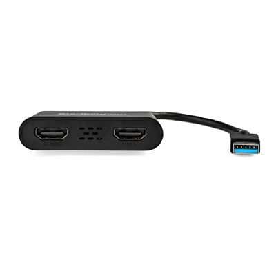 StarTech.Com USB32HD2 Adaptador de Video USB 3.0 a 2x HDMI Vista Frontal