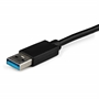StarTech.Com USB32HDE Adaptador de Video USB 3 a HDMI Vista Isométrica del Conector USB