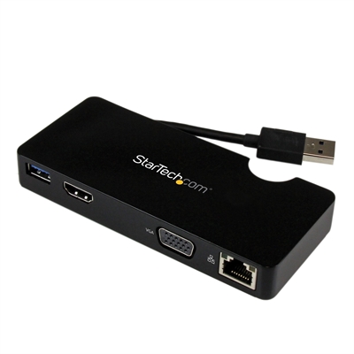 StarTech.com USB3SMDOCKHV Hub USB 3.0 de 4 Puertos Vista Completa