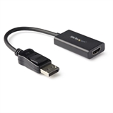 StarTech DP2HD4K60H - Adaptador de Video, DisplayPort Macho a HDMI Hembra, Hasta 4096 x 2160 , 12.2cm, Negro