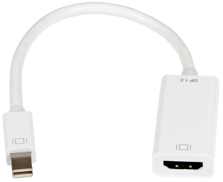 StarTech MDP2HD4KSW Video Cable Mini DisplayPort Male to HDMI Female