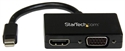 StarTech MDP2HDVGA Cable de Video Mini DisplayPort Macho a HDMI y VGA Hembra