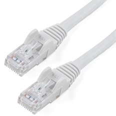 Cable de Conexión Startech - CAT 6, RJ-45 (M), 21m, Blanco, CM, UTP