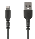 StarTech RUSBLTMM2MB - USB Cable, USB Type-A Male to Lightning Male, USB 2.0, 2m, Black