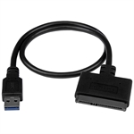 StarTech USB312SAT3CB - Cable USB, SATA a USB Tipo-A Macho, USB 3.1 Gen 2, Negro