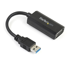 StarTech.com USB32VGAV - Video Adapter, USB male to VGA female, Up to 1920 x 1080, 13.9cm, Black