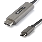 StarTech.com CDP2HDMM1MH - Adaptador USB, USB Tipo-C Macho a HDMI 4K, Negro