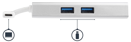 StarTech.com DKT30CHPDW USB Multiport Adapter USB Type-A