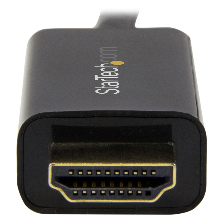 StarTech.com DP2HDMM3MB DisplayPort Male to HDMI Male Video Adapter HDMI Port