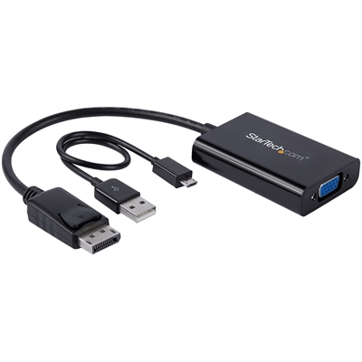 StarTech.com DP2VGAA DisplayPort Male to VGA Male Video Adapter Box Contents