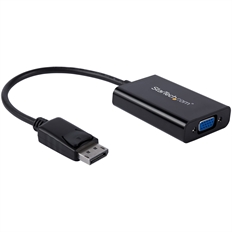 StarTech.com DP2VGAA - Video Adapter, DisplayPort Male to VGA Male, Up to 1920 x 1200, 18cm, Black