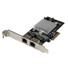 StarTech.com Dual Port PCIe - Adaptador de Red PCIe, RJ45 (Ethernet Gigabit), Ethernet