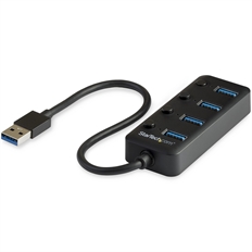 StarTech.com HB30A4AIB - USB Hub, 4 Ports USB 3.1, 5Gbps