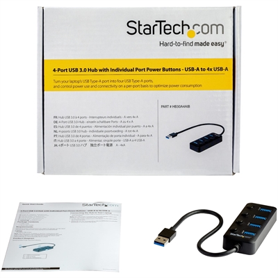 StarTech.com HB30A4AIB Package View