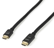 StarTech.com HDMM20MA - Cable de Video Activo, HDMI macho a HDMI macho, Hasta 4096 x 2160p a 24Hz, 20m, Negro