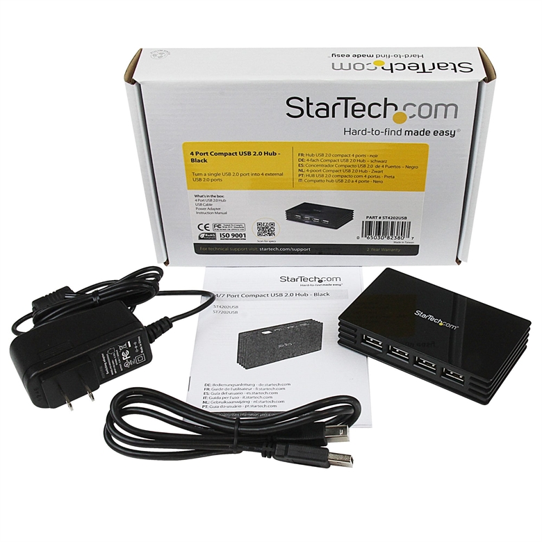 StarTech.com ST4202USB Vista Contenido Empaque