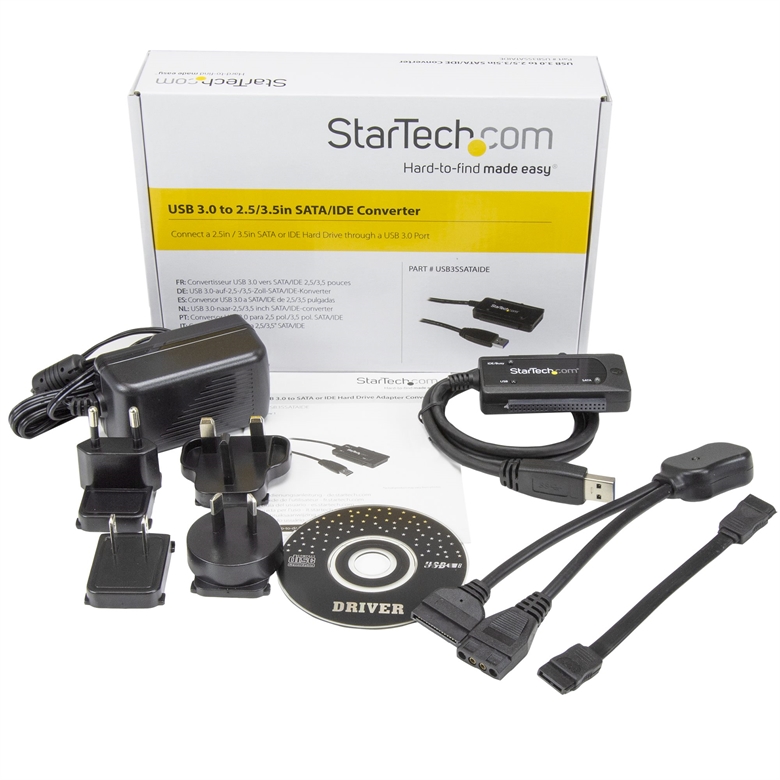 StarTech.com USB3SSATAIDE Contenido del Empaque
