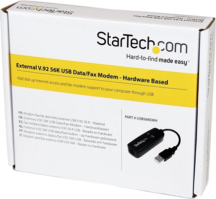 StarTech.com USB56KEMH2 USB Fax Network Adapter Box