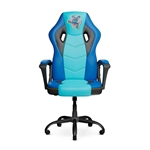 Xtech Stitch - Silla Gaming Azul, PVC, Asiento Ajustable en Altura, Reposabrazos Fijo