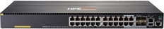 HPE Aruba Networking 2930M 24G + 450W  - Switch, 24 Puertos, Gigabit Ethernet PoE+, 128Gbps