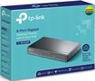 Switch TP Link TL-SG1008P 8-Pueros Giga con 4 PoE box view